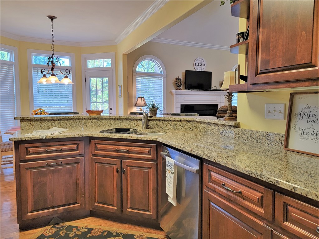 113 Ridgeway Trail Anderson, SC 29621 - Photo 20 of 42 Kitchen view looking out to breakfast and great ro