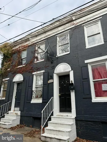 a view of a building with a window