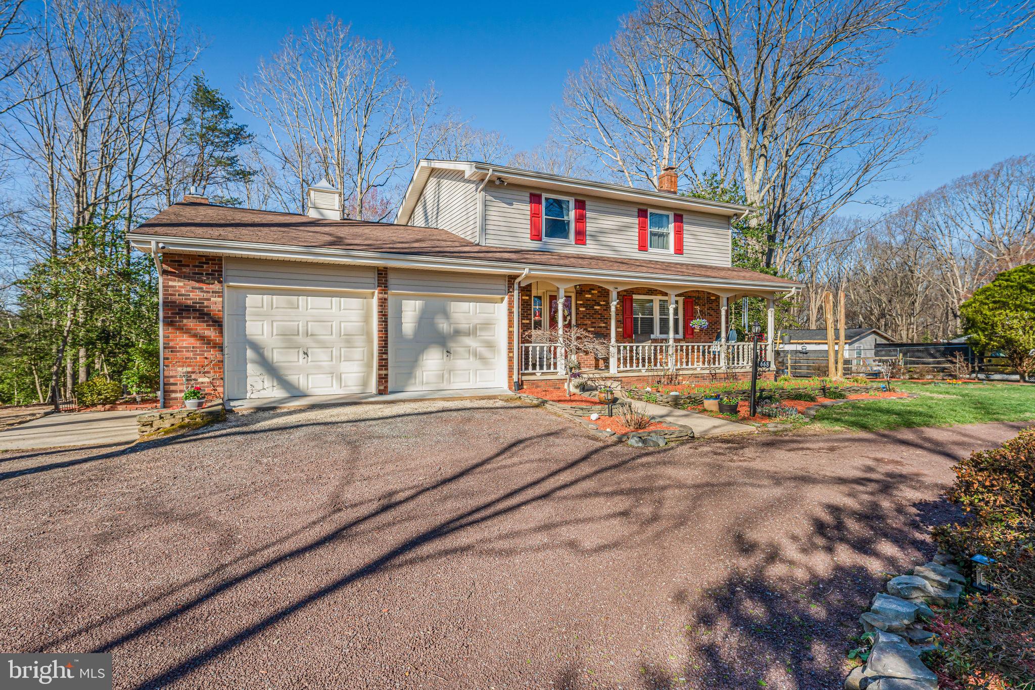 668 Hope Road Stafford, VA 22554 - Photo 46 of 99 Front- Sitting Porch