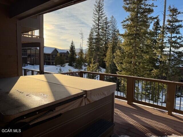 61 Lookout Point Fraser, CO 80442 - Photo 46 of 55 Lower Level Hot Tub and View