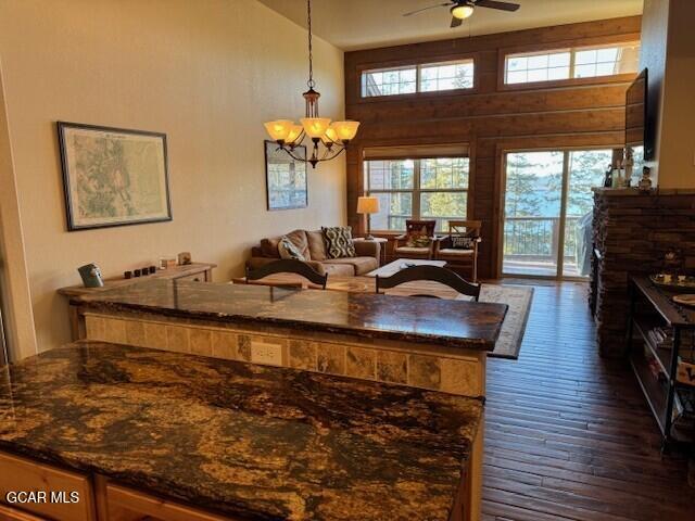 61 Lookout Point Fraser, CO 80442 - Photo 6 of 55 Kitchen Bar and Living Room