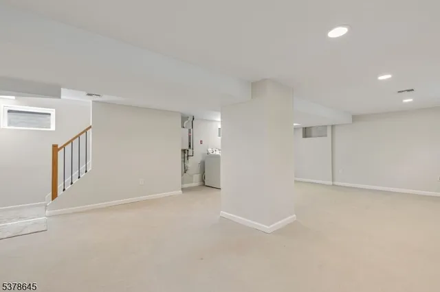 a view of a kitchen with a sink