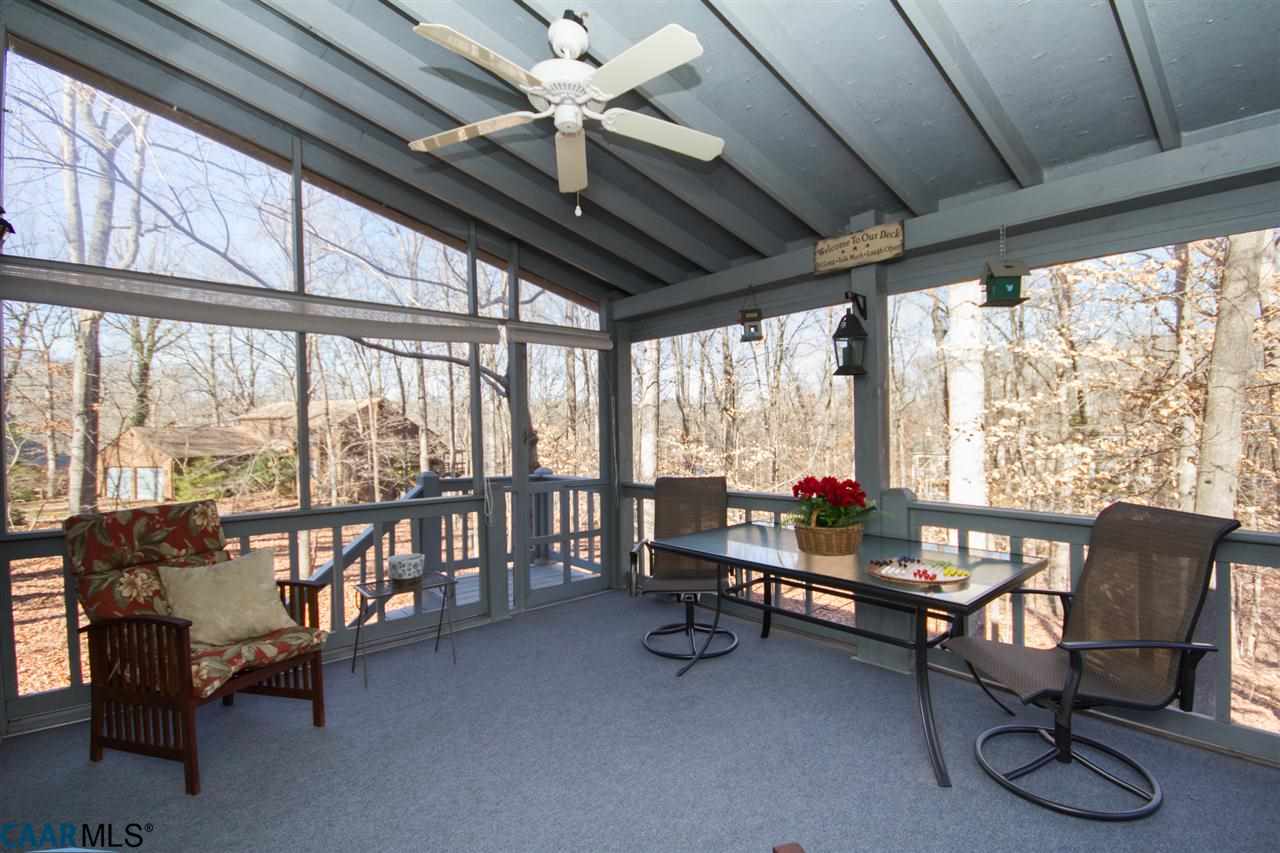 45 Out Of Bounds Road Palmyra, VA 22963 - Photo 16 of 48 Lovely 12 x 14 Screened Porch with both Golf & Seasonal Waterviews