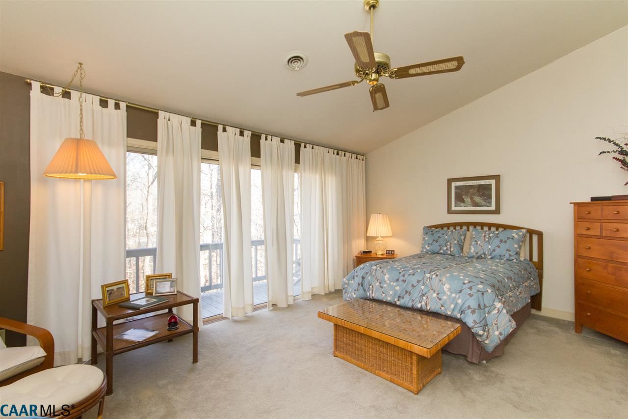 45 Out Of Bounds Road Palmyra, VA 22963 - Photo 21 of 48 Luxurious Master Bedroom Suite features Private Outdoor Balcony - perfect for a romantic evening!