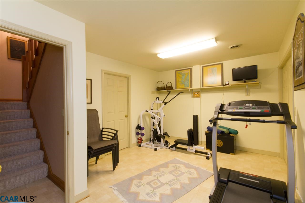 45 Out Of Bounds Road Palmyra, VA 22963 - Photo 29 of 48 Exercise Studio in Home's Finished Basement