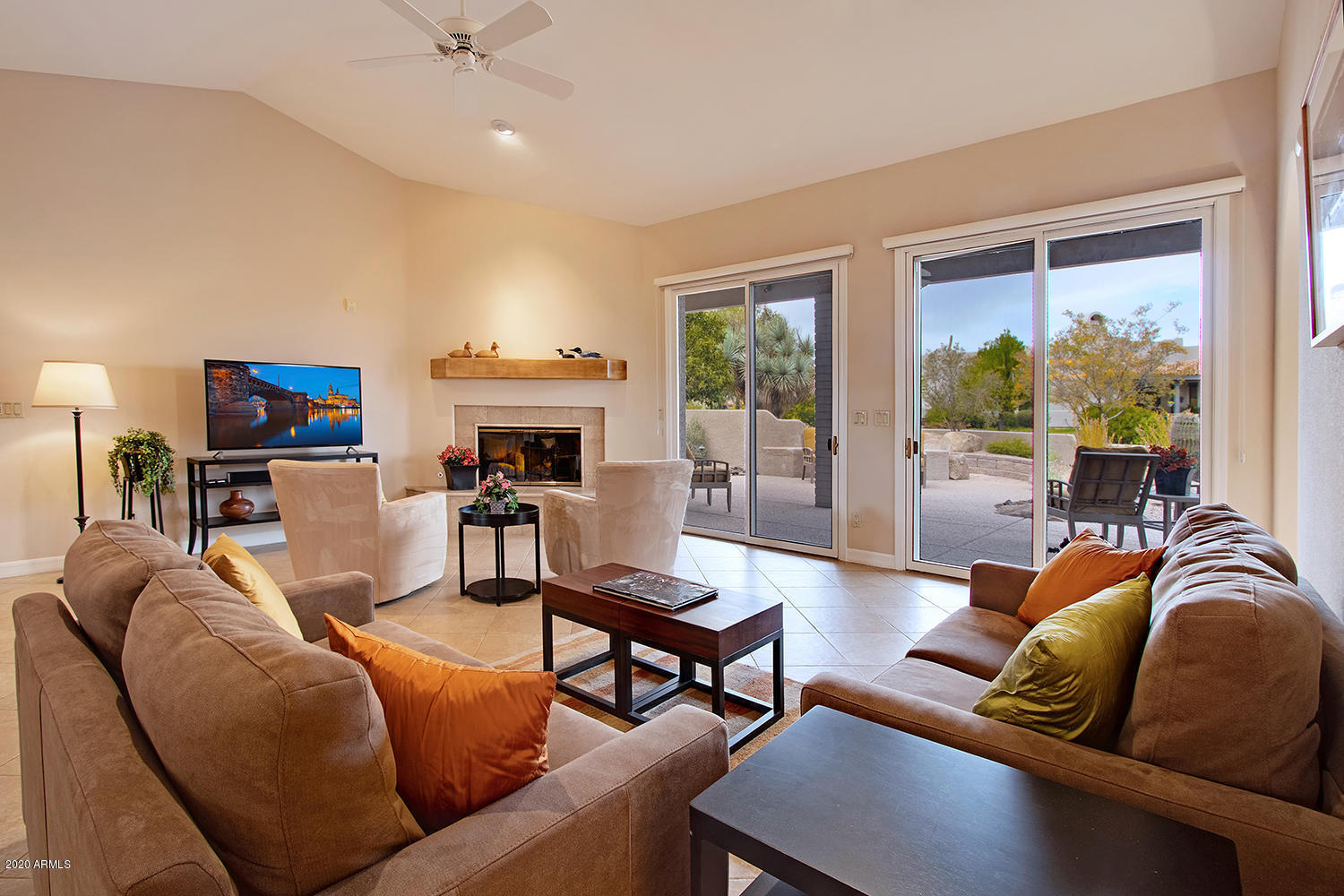 18420 East Flicker Drive Rio Verde, AZ 85263 - Photo 12 of 52 Great room patio doors