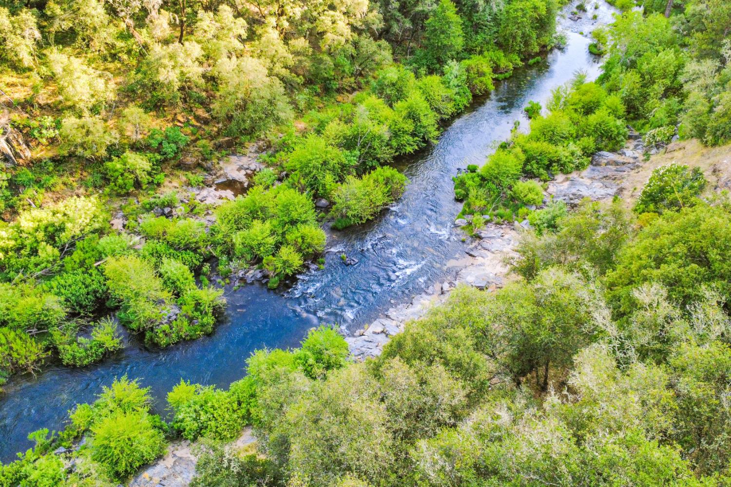 6060 Terras Path Placerville, CA 95667 - Photo 8 of 40 Aerial Photo Showing The Private Swimming Hole On The Consumes River