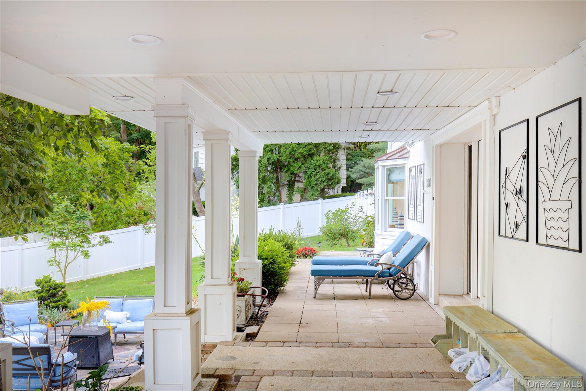 2 Spring Hollow Road Centerport, NY 11721 - Photo 36 of 44 Porch featuring a fenced backyard