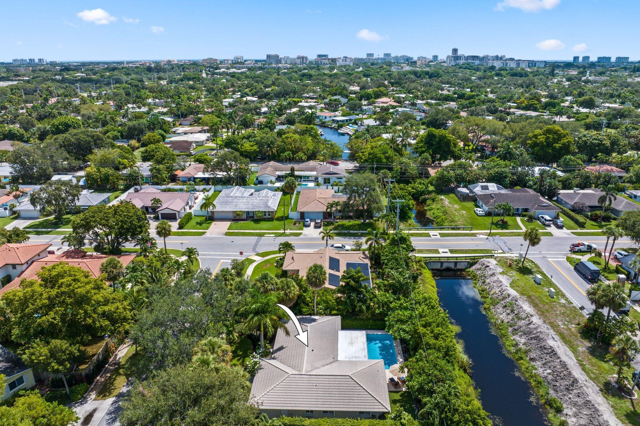926 Southwest 1st Street Boca Raton, FL 33486 - Photo 52 of 60 an aerial view of a city