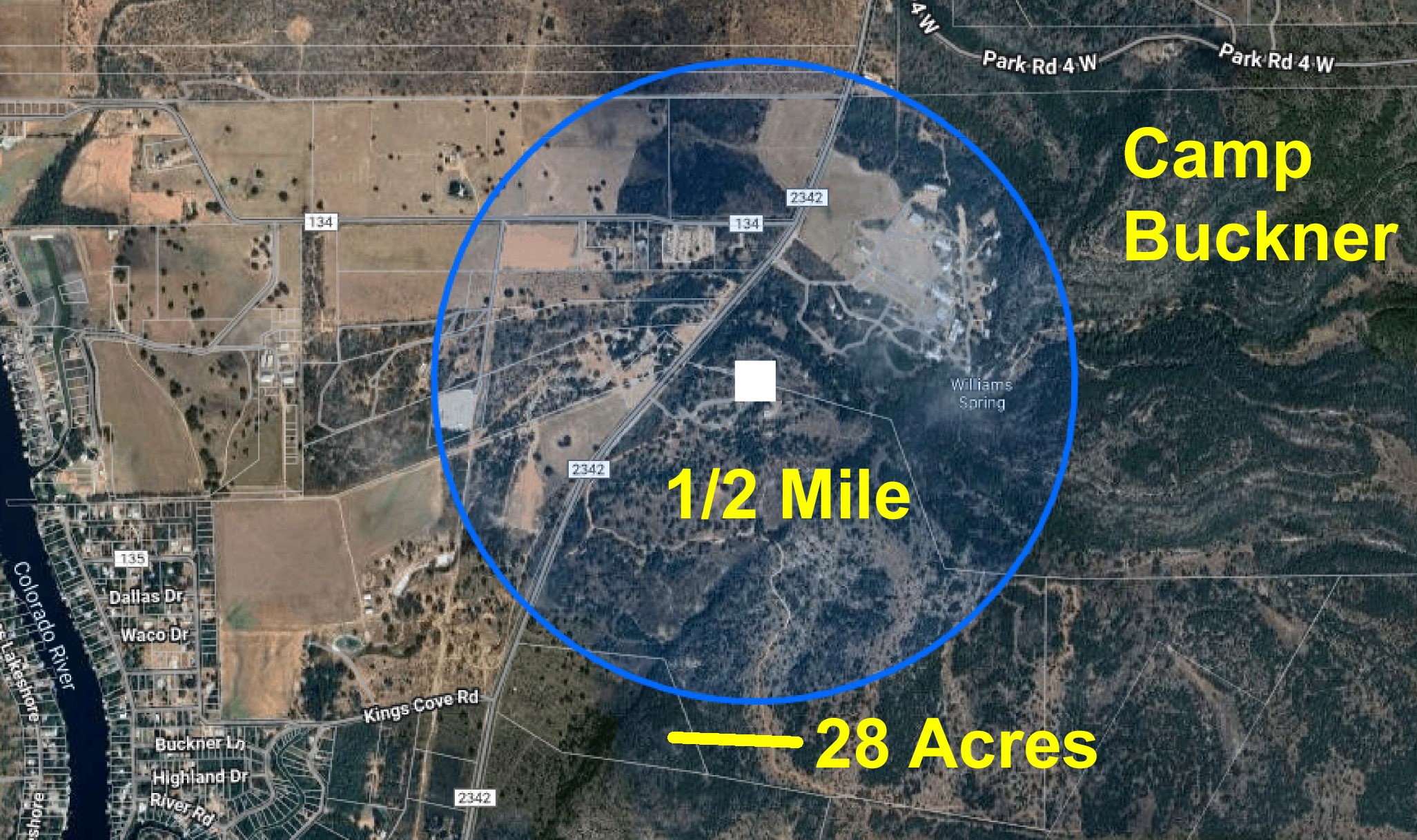 2939 Fm-2342 Road Burnet, TX 78611 - Photo 28 of 28 Approximate Commercial Area and 1/2 mile Residential area. See Restrictions