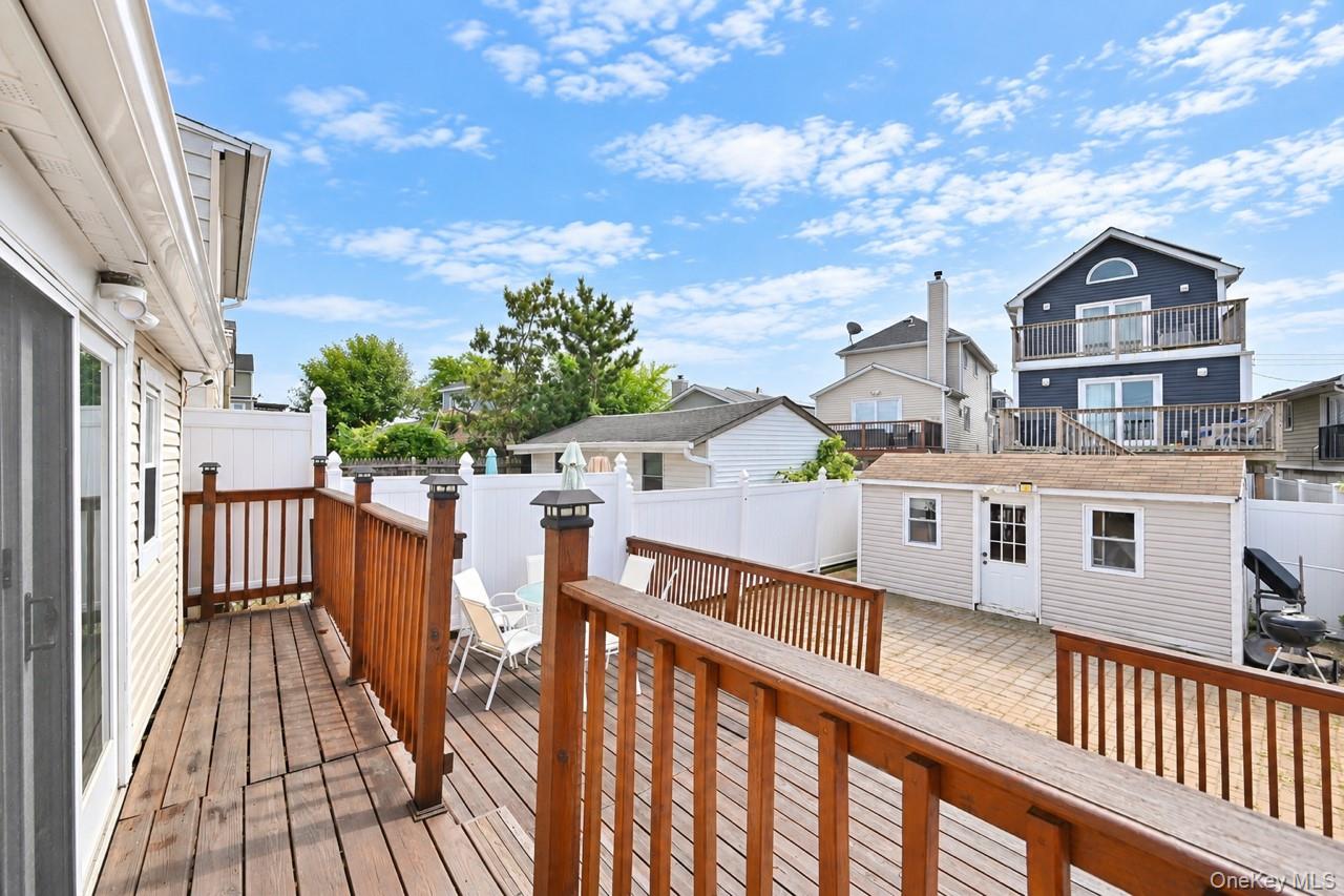 108 East 6th Road Queens, NY 11693 - Photo 17 of 21 Back Deck Side View