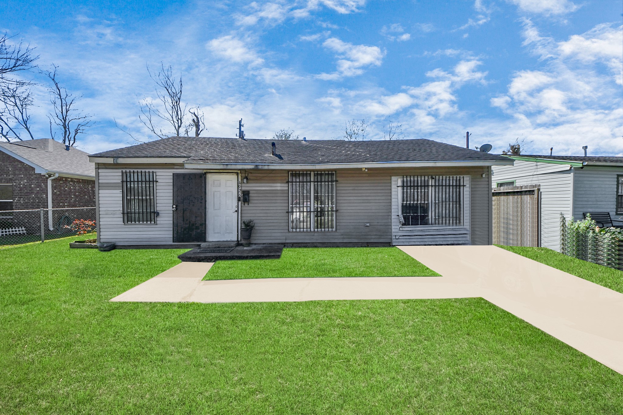 4926 Van Fleet Street Houston, TX 77033 - Photo 3 of 11 Picture professionally enhanced