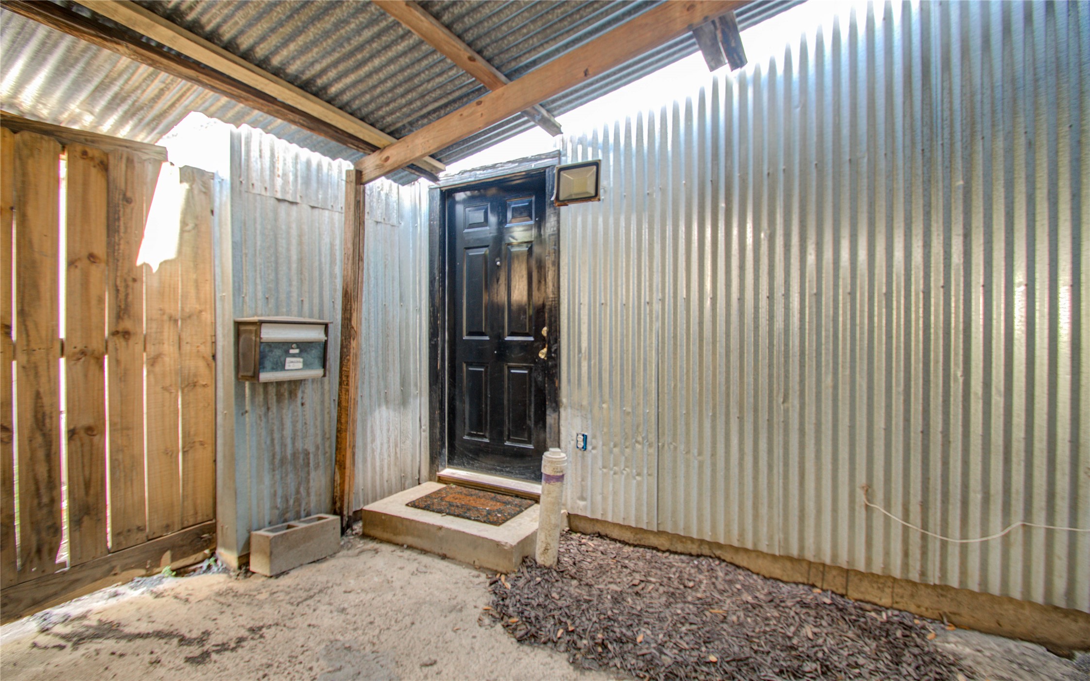 5311 Palmetto Street, Unit C Houston, TX 77081 - Photo 17 of 20 a view of outdoor space with wooden floor