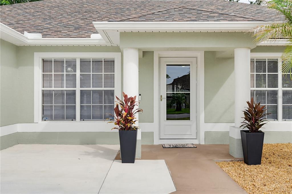 3497 Chadwick Avenue Spring Hill, FL 34609 - Photo 4 of 47 a potted plant sitting in front of a house