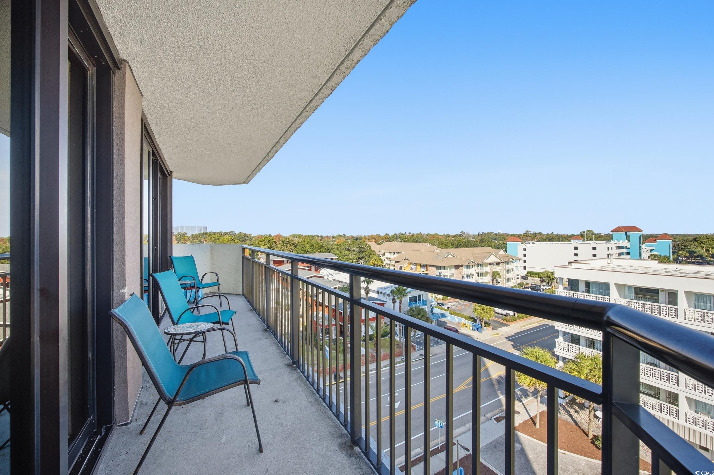 2710 North Ocean Boulevard, Unit 702 Myrtle Beach, SC 29577 - Photo 10 of 38 View of balcony
