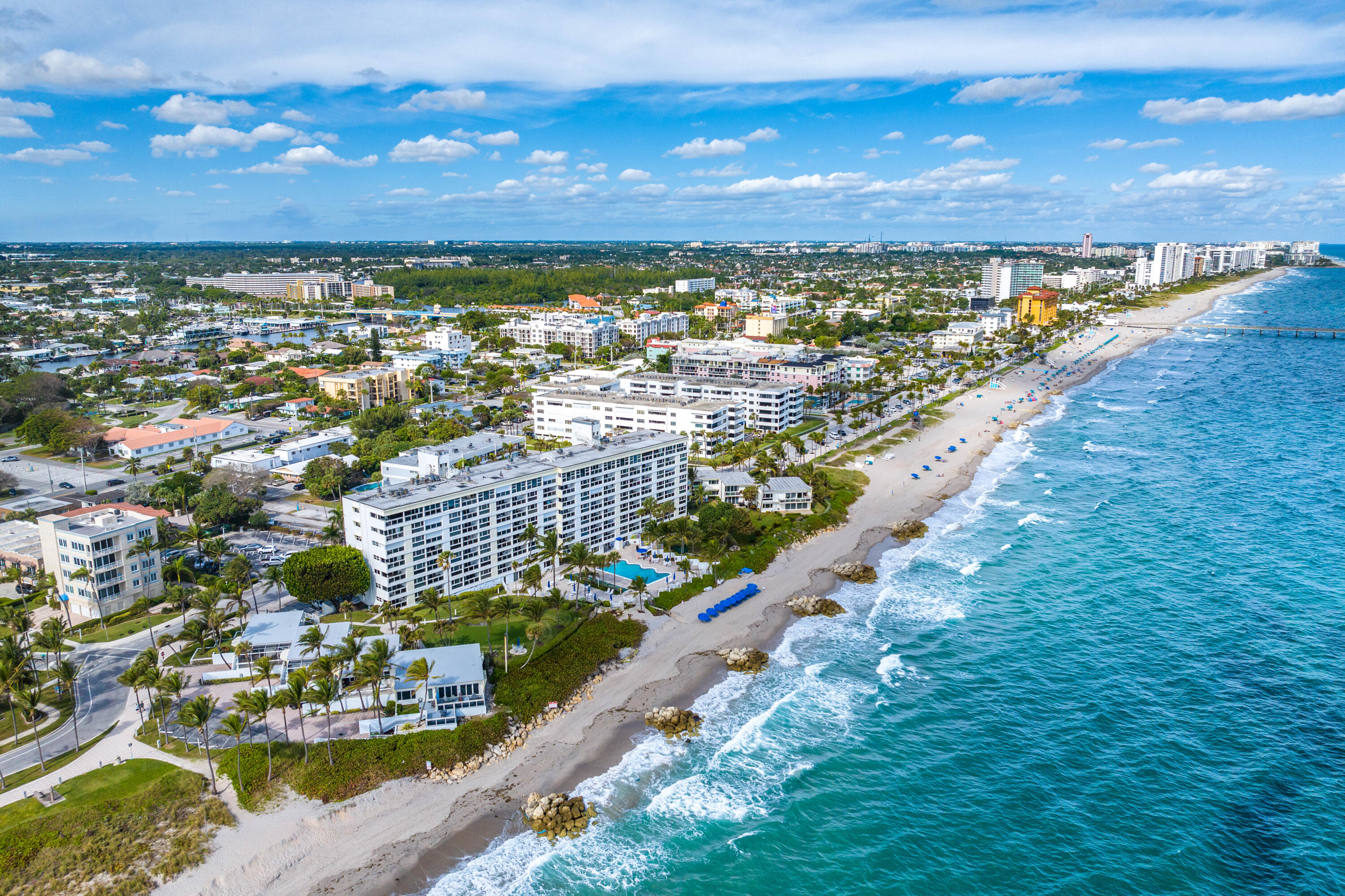 500 Southeast 21st Avenue, Unit 409 Deerfield Beach, FL 33441 - Photo 1 of 14 a view of a city with an ocean view