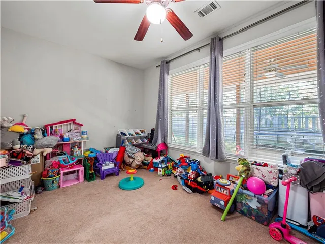 a play room with toys