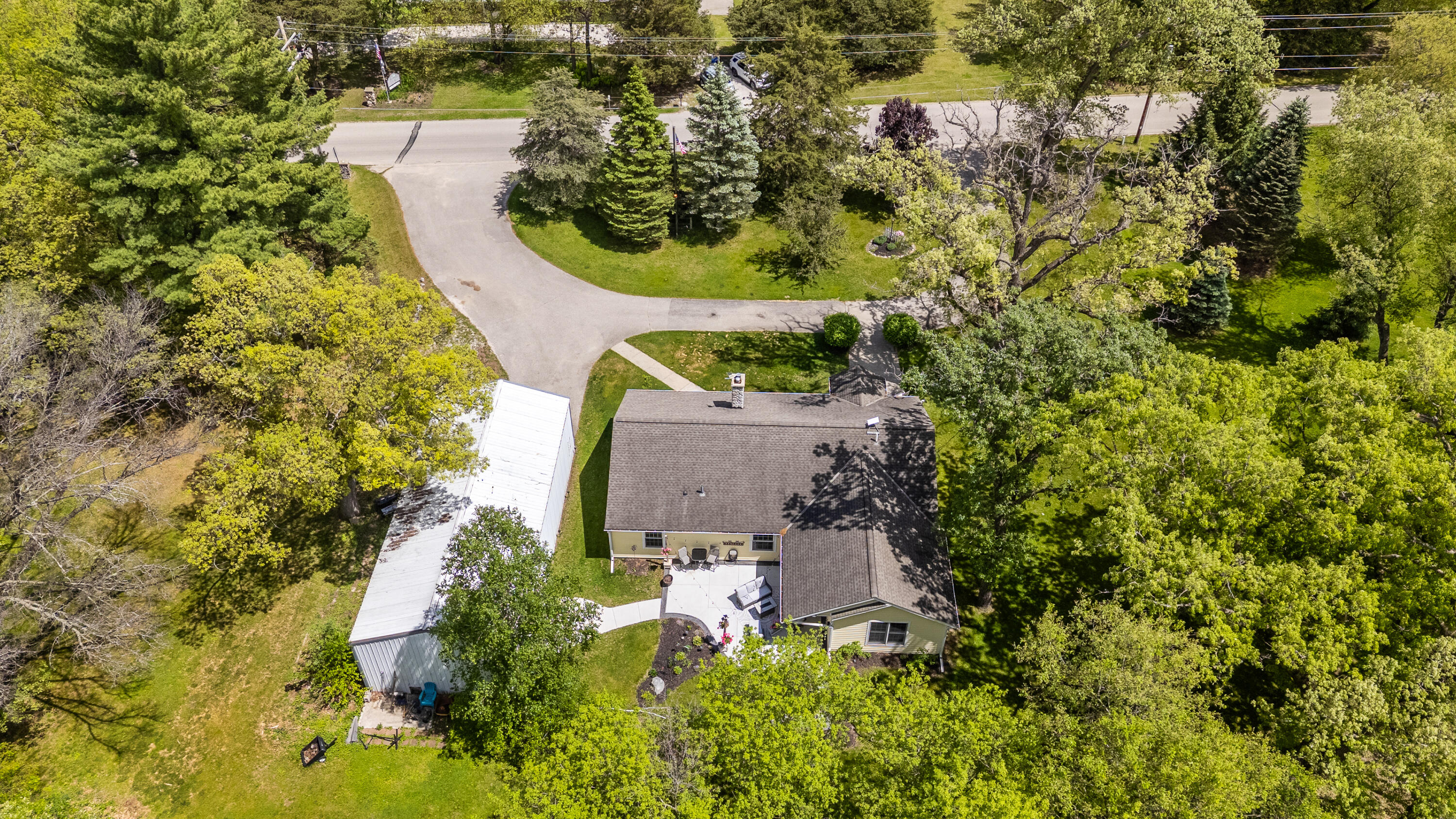 W377S5229 East Pretty Lake Road Ottawa, WI 53118 - Photo 50 of 68 Arial View