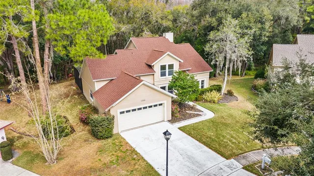 a view of house with yard