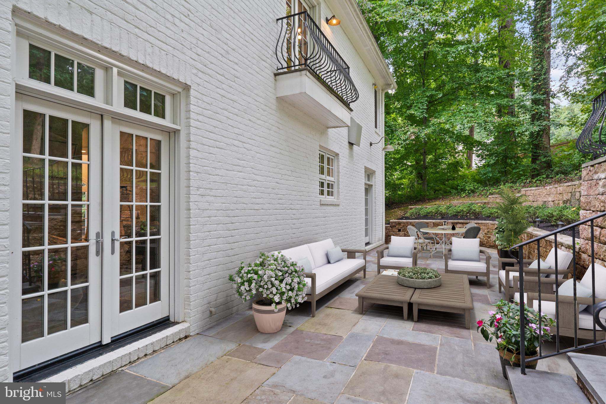 7500 Nevis Road Bethesda, MD 20817 - Photo 19 of 50 Rear flagstone porch