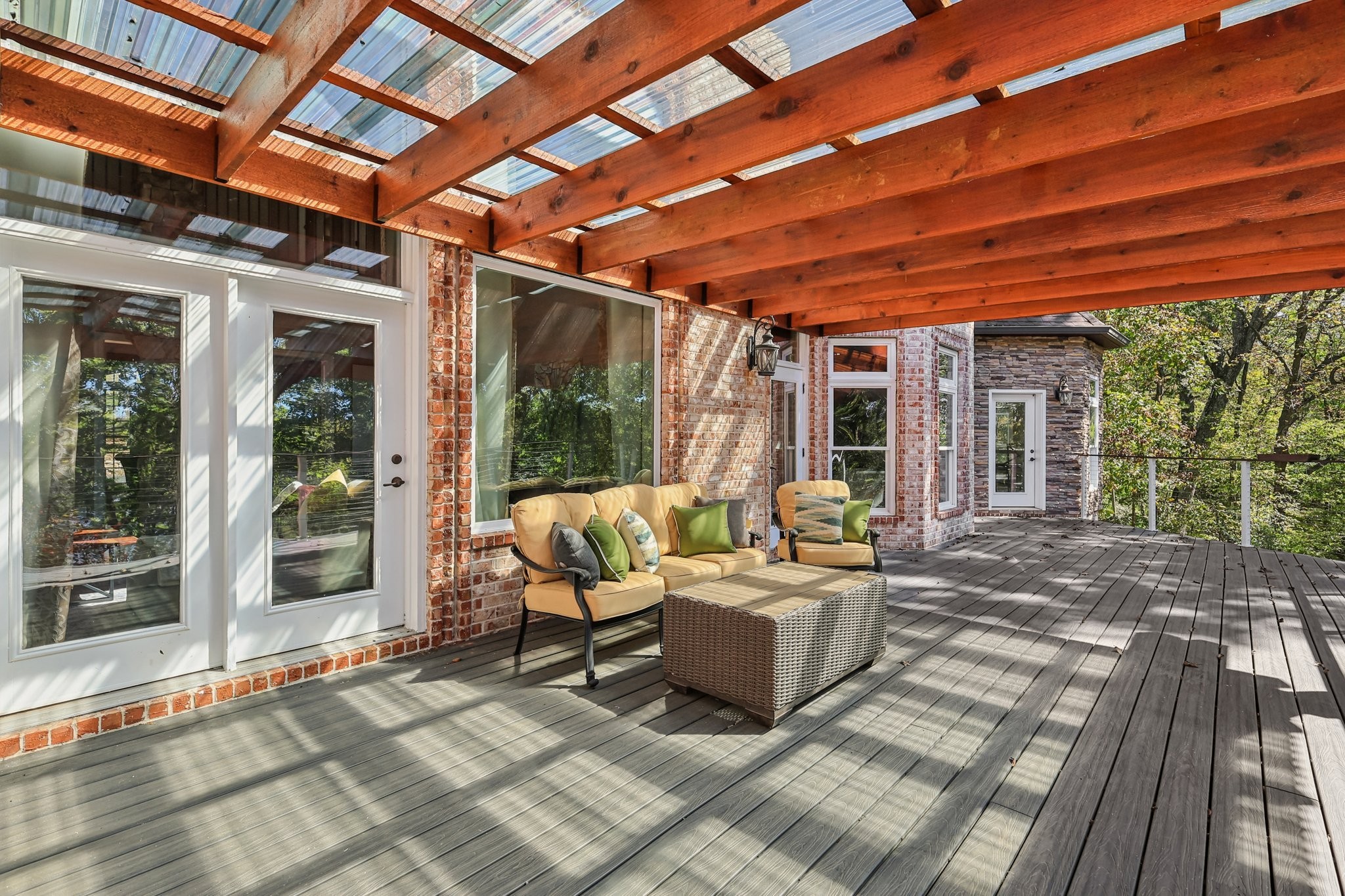 1556 A Berea Church Road Lebanon, TN 37087 - Photo 60 of 66 a outdoor space with patio lots of furniture and wooden floors