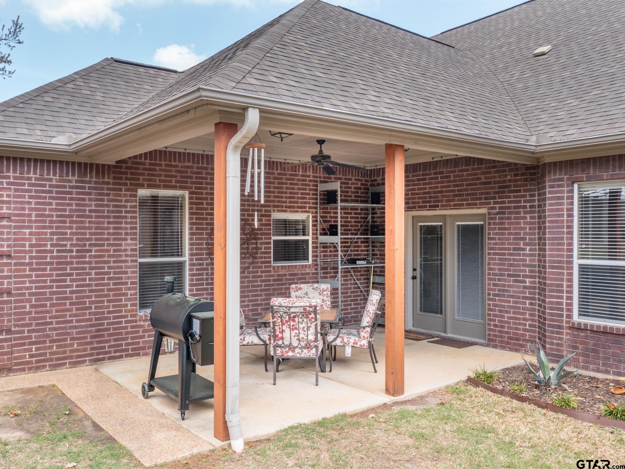 11201 Skyline Drive Brownsboro, TX 75756 - Photo 9 of 39 a front view of a house with outdoor seating