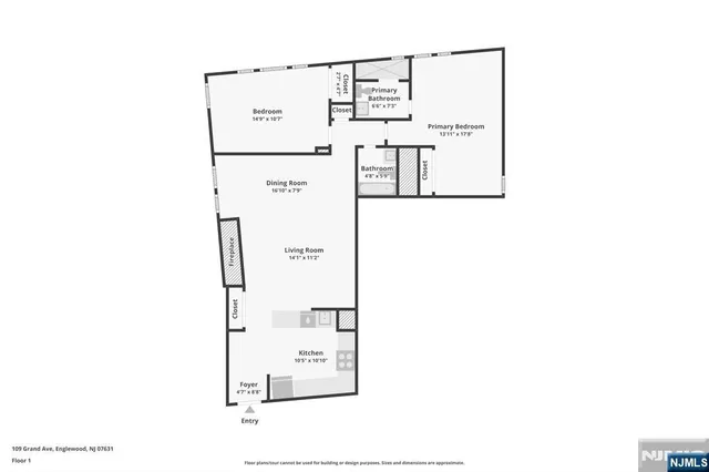 $459,990 | 109 Grand Avenue, Unit 4A, Englewood, NJ 07631