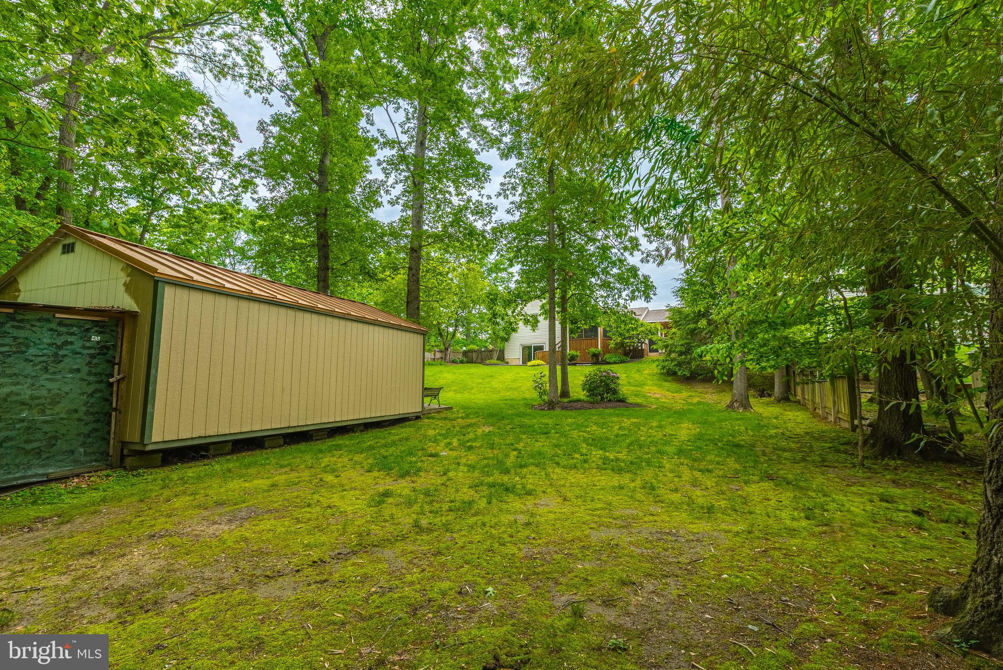 9679 Baltimore Avenue Laurel, MD 20723 - Photo 19 of 56 a view of a backyard with large trees