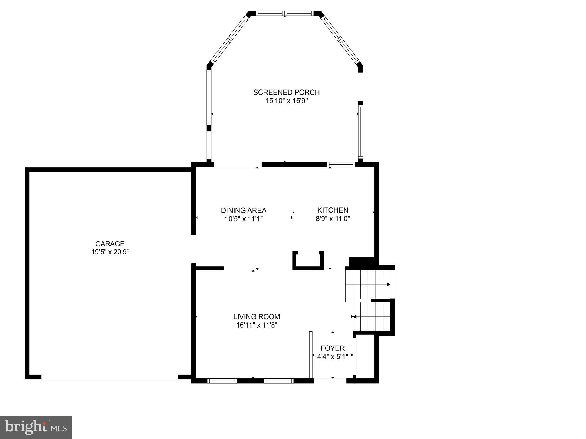 9679 Baltimore Avenue Laurel, MD 20723 - Photo 52 of 56 a picture of a floor plan