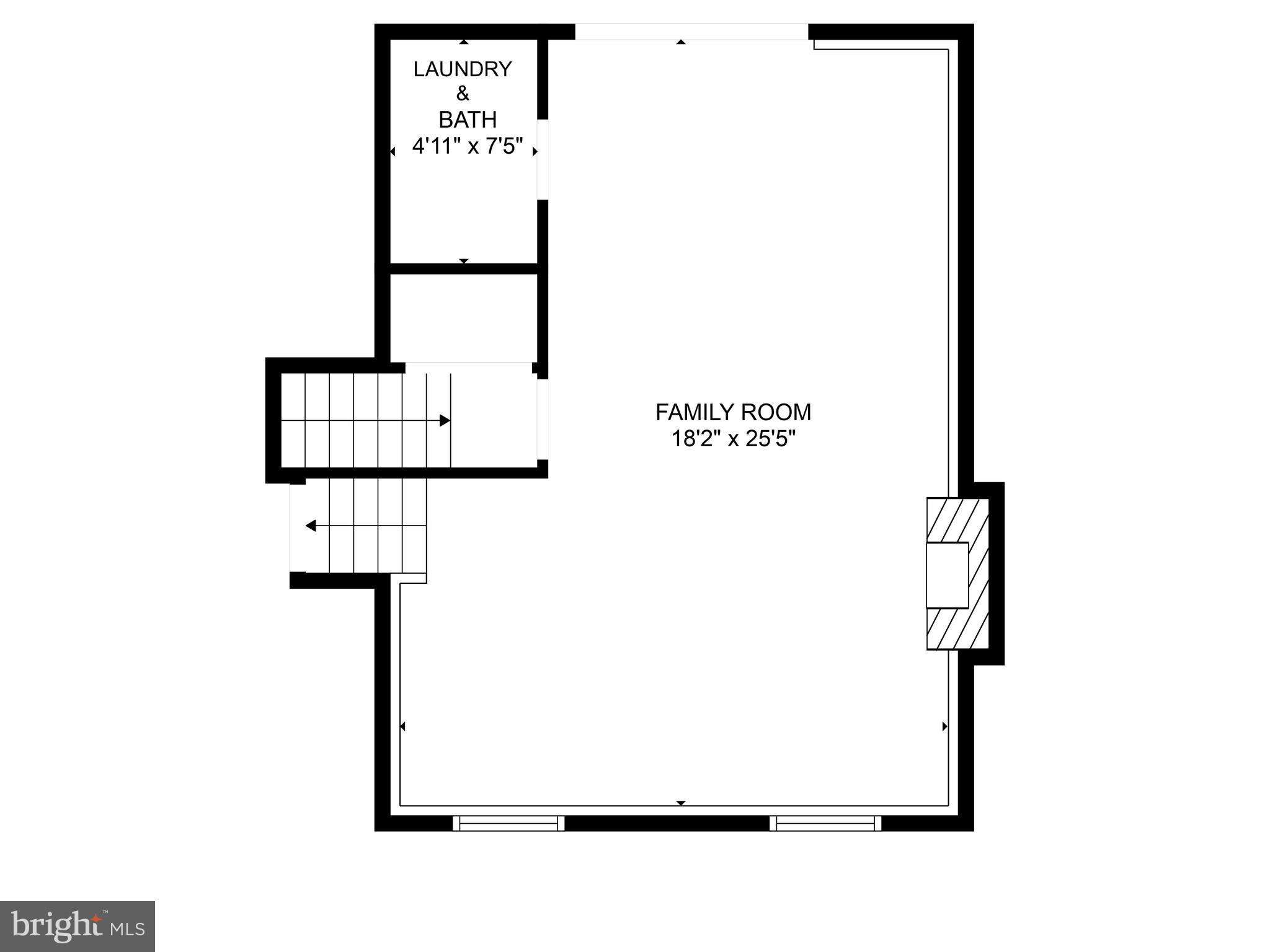 9679 Baltimore Avenue Laurel, MD 20723 - Photo 54 of 56 a picture of a floor plan