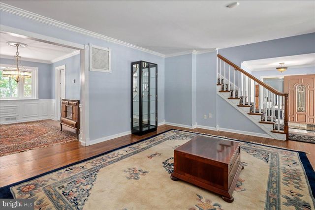 a living room with a fireplace