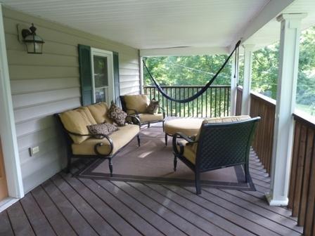 1709 6 Mile Post Road Callaway, VA 24067 - Photo 24 of 36 a outdoor living space with furniture and a window