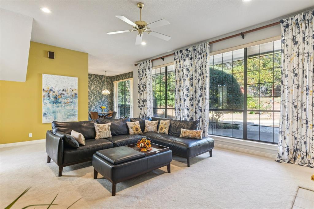 3825 Montecito Drive Denton, TX 76205 - Photo 18 of 37 a living room with furniture and a large window