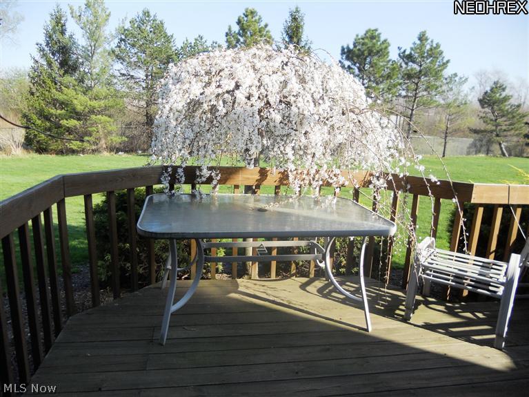 357 Longspur Road Highland Heights, OH 44143 - Photo 21 of 22 Large 18x12â?� deck leading to private, wooded, partially fenced yard with professional landscaping