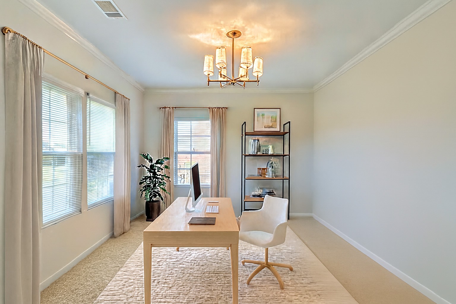 3104 Rutgers Pass Nolensville, TN 37135 - Photo 13 of 66 a living room with furniture a chandelier and a dining table