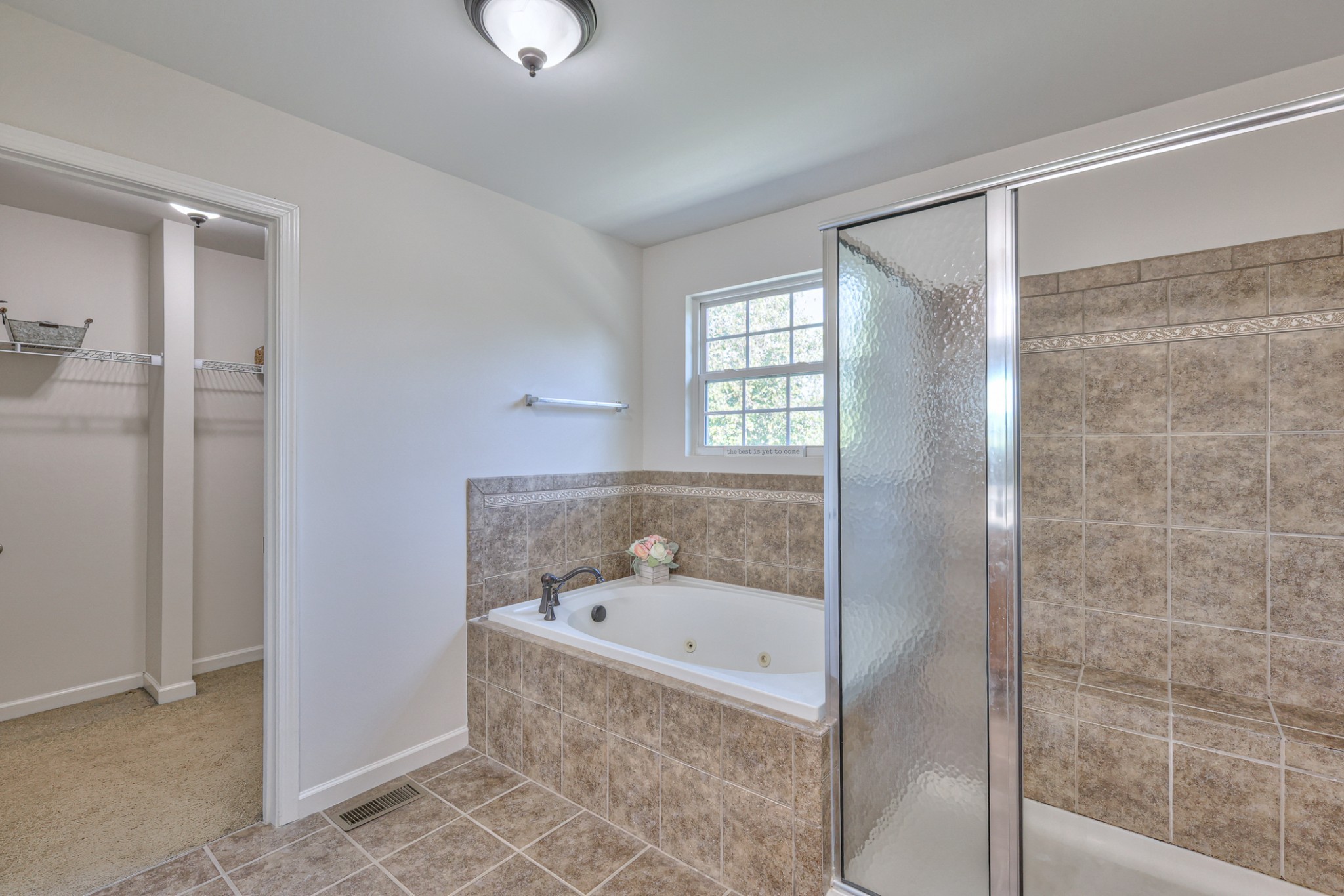 3104 Rutgers Pass Nolensville, TN 37135 - Photo 37 of 66 a bathroom with a tub shower and mirror