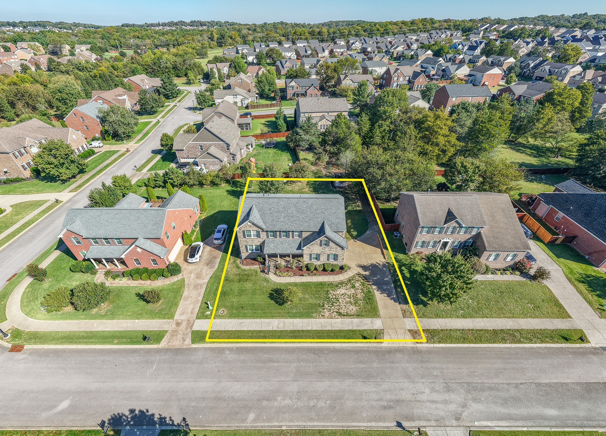 3104 Rutgers Pass Nolensville, TN 37135 - Photo 65 of 66 an aerial view of houses with yard