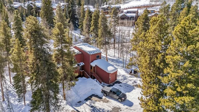 a view of a city with lots of residential buildings