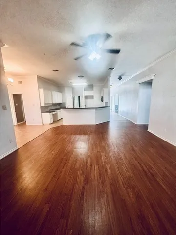a view of hallway with stairs