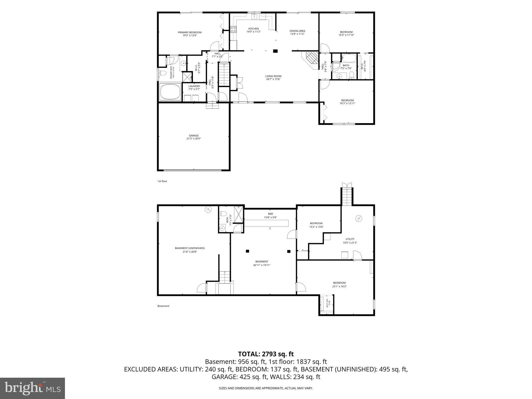 705 Garden Road Pittsgrove, NJ 08318 - Photo 72 of 72 basement floor plan