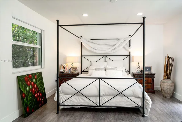 a view of front door with furniture