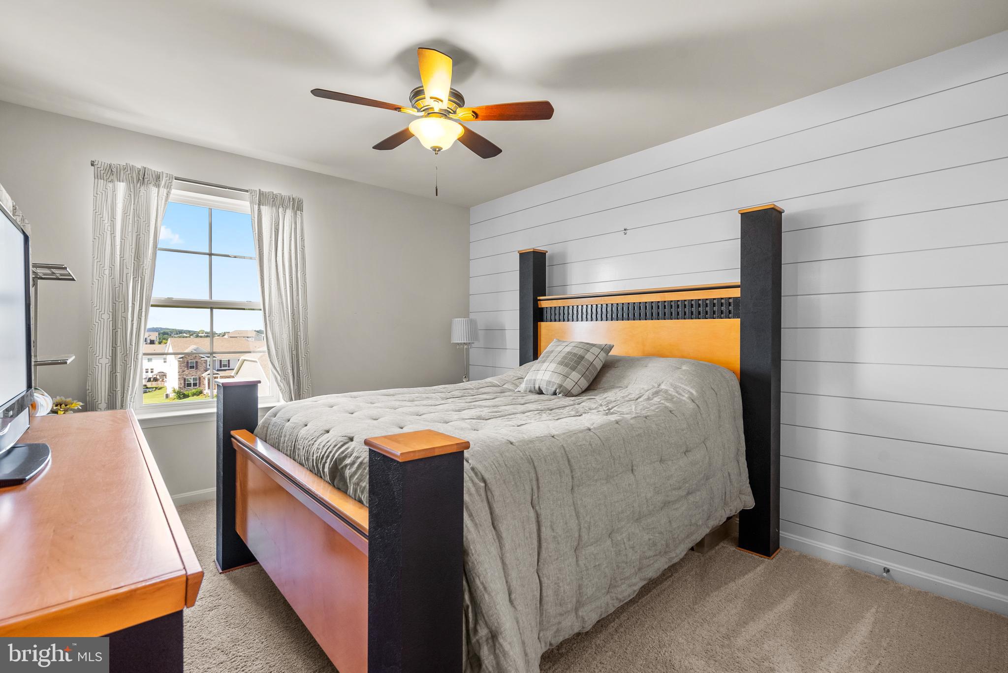 695 Stonegate Road Westminster, MD 21157 - Photo 27 of 44 Bedroom Three @ Upper Level w/ Shiplap