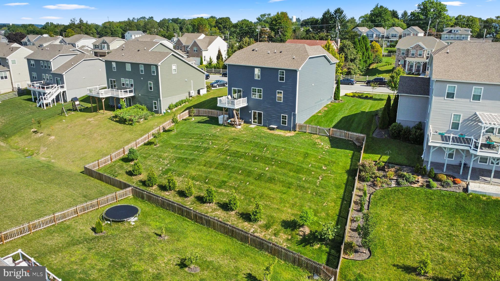 695 Stonegate Road Westminster, MD 21157 - Photo 41 of 44 Aerial View of Rear of Home w/ Large Fenced Yard