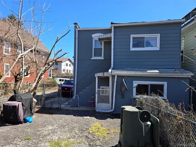 a view of a house with a patio