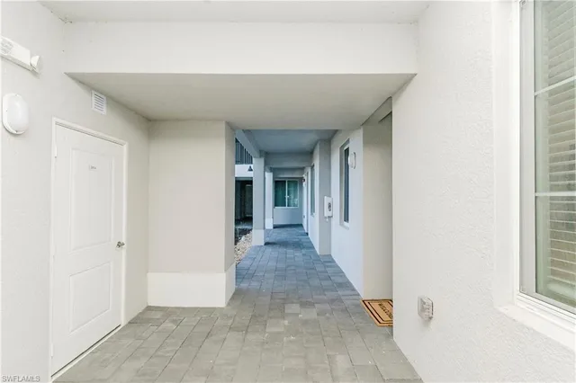 a front view of a house with a window