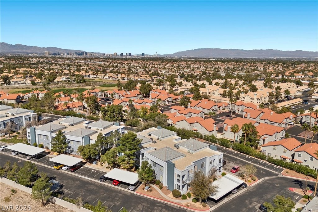 2201 Ramsgate Drive, Unit 818 Henderson, NV 89074 - Photo 30 of 31 Drone / aerial view of a mountainous background