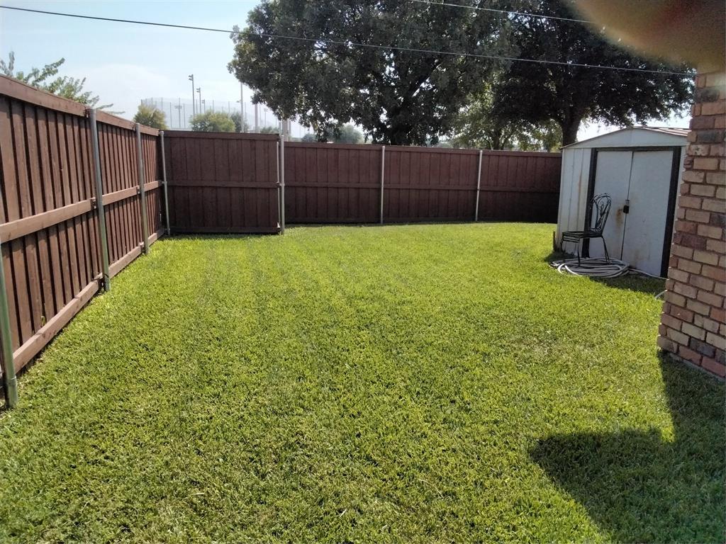 5036 Arbor Glen Road The Colony, TX 75056 - Photo 25 of 29 a view of a backyard