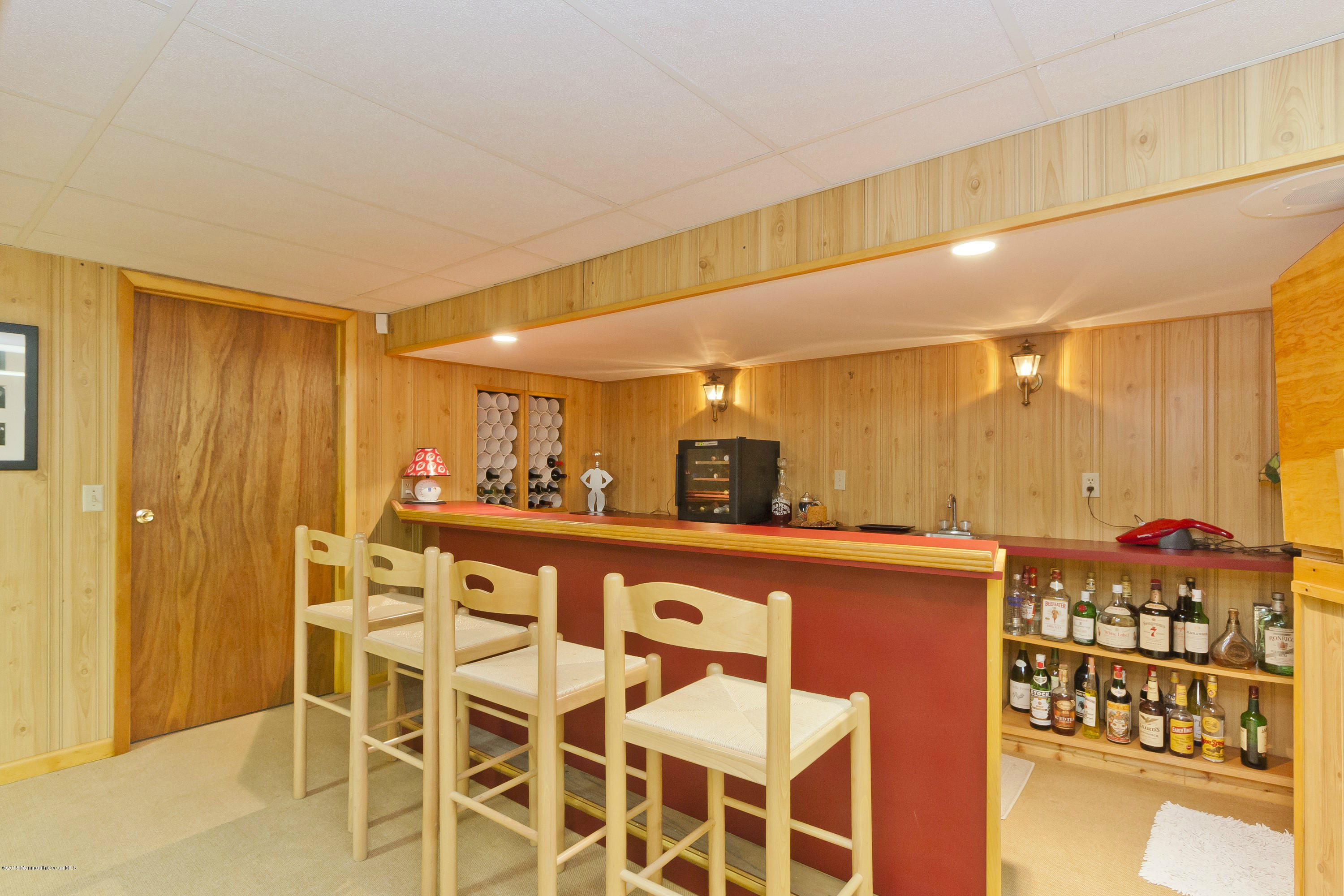 460 Marl Road Colts Neck, NJ 07722 - Photo 30 of 37 basement w/wet bar