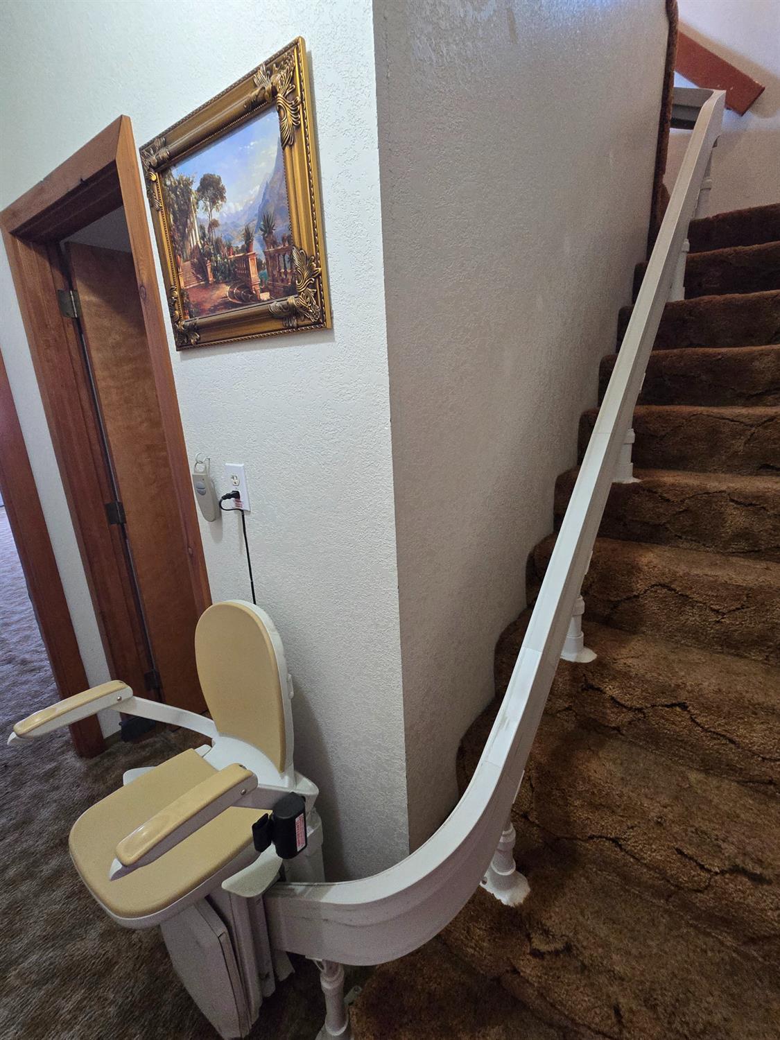 4204 Highway 263 Yreka, CA 96097 - Photo 31 of 66 a view of staircase with wooden door