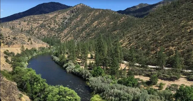 a room with furniture